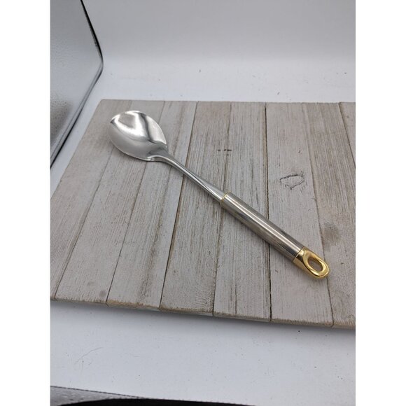 Stainless Steel 18/10 Solid Spoon 12 1/2" - Picture 1 of 7